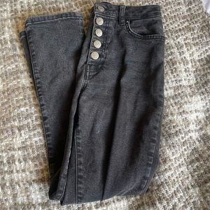 High-rise black Urban Outfitters jeans